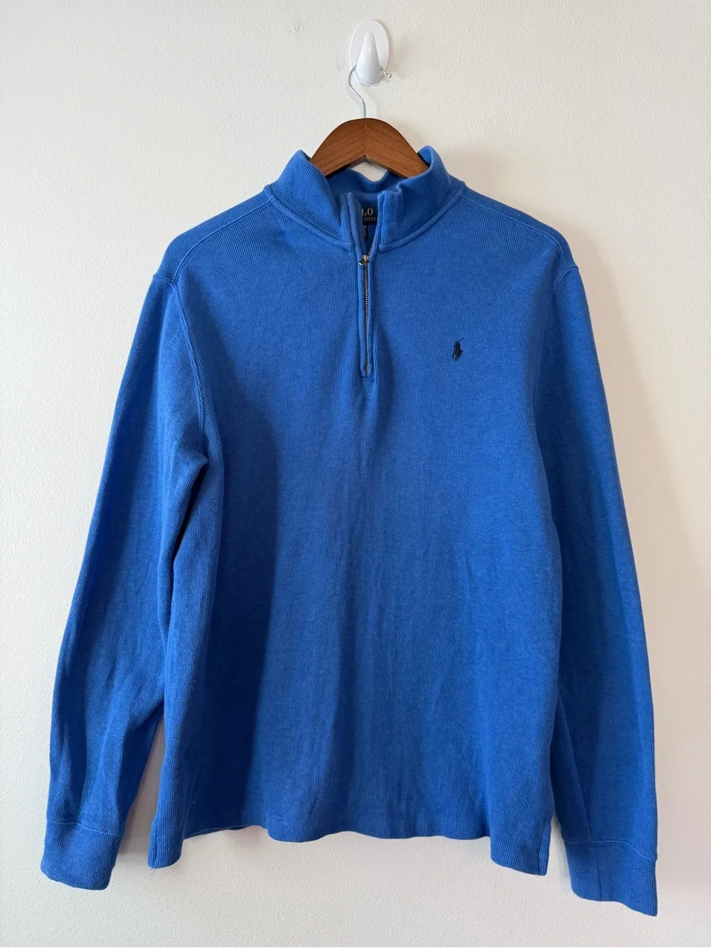 Polo Ralph Lauren Quarter Zip Pullover Youth XL 18/20 Fits Men’s Small